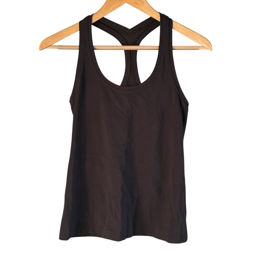 Lululemon Racerback Womens Black Tank Top Lightweight Size 6